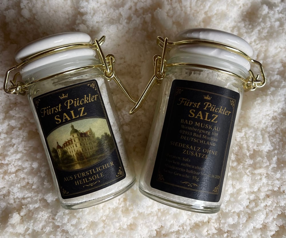 Fürst Pückler Salz Bügelverschlussglas doppelt